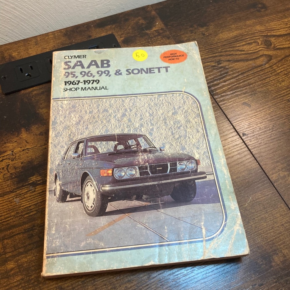Clymer Saab 95 96 99 Sonett Shop Manual 1967-1979‎ Repair Guide A185